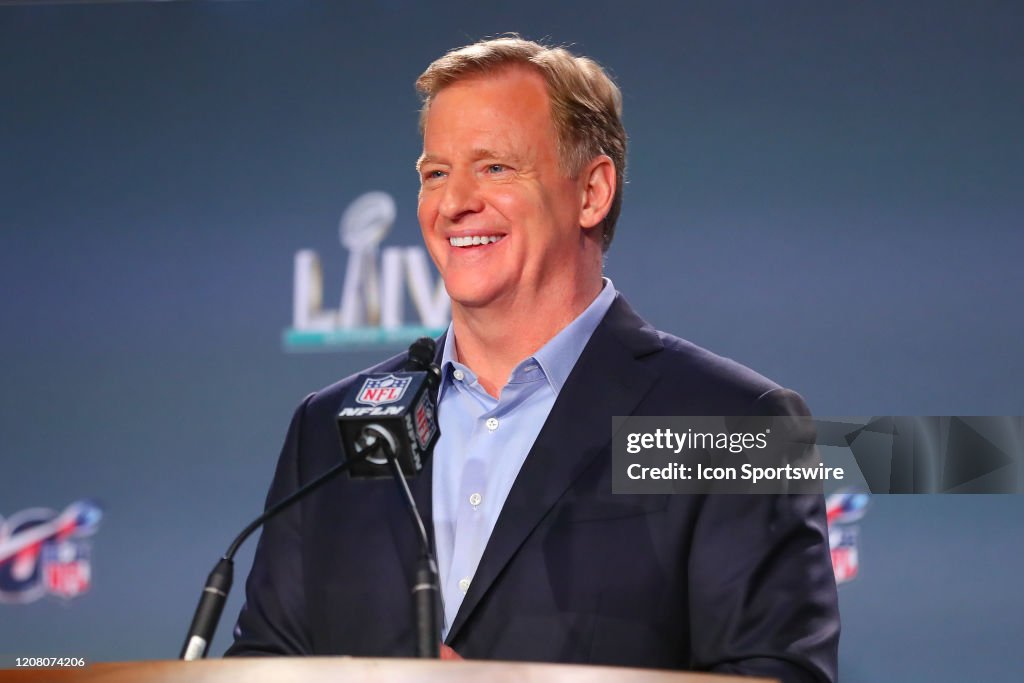 NFL: JAN 29 Super Bowl LIV - Commissioners Press Conference