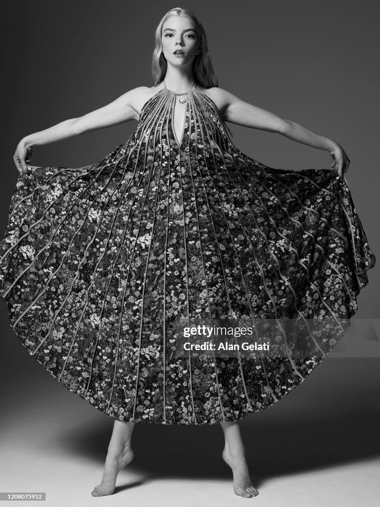 Actor Anya Taylor Joy is photographed for L'Officiel on January 13