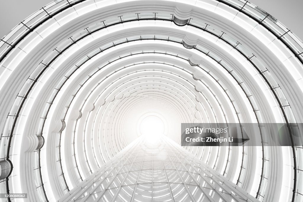 Abstract Concept of Universe Spacetime Tunnel