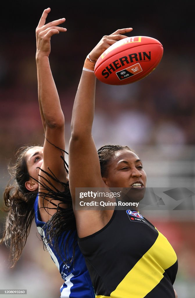 AFLW Rd 3 - Richmond v North Melbourne