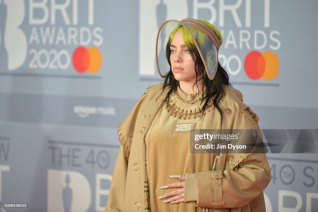 The BRIT Awards 2020 - Red Carpet Arrivals