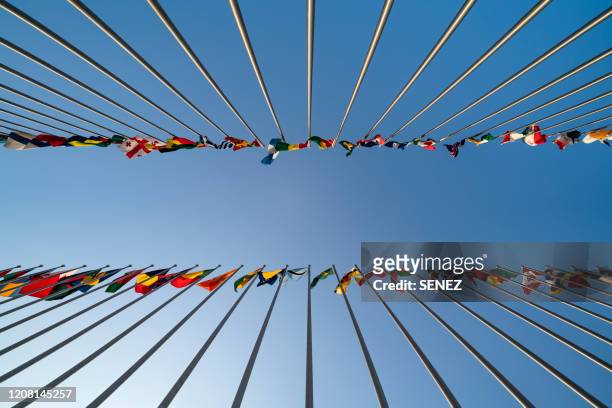 the flag of each country - national flag stock pictures, royalty-free photos & images