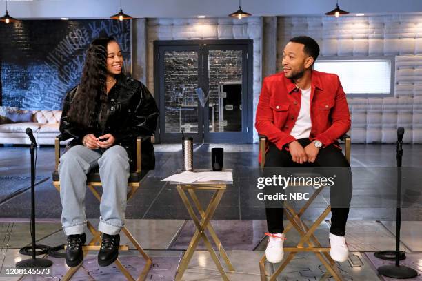 Battle Reality" Episode 1806 -- Pictured: Ella Mai, John Legend --