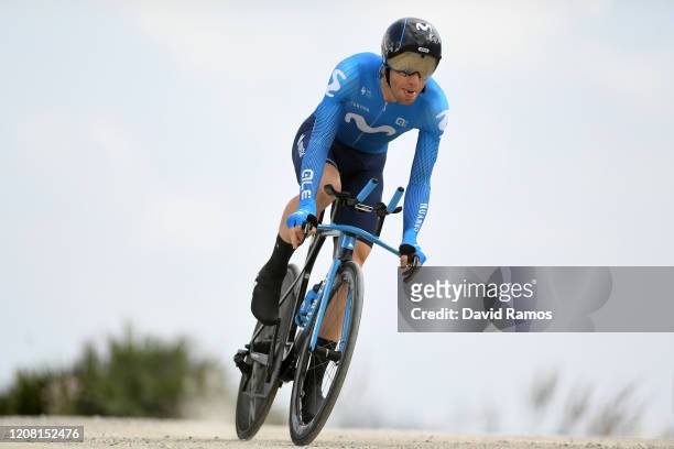 Jürgen Roelandts of Belgium and Movistar Team / during the 66th Vuelta a Andalucía - Ruta del Sol 2020, Stage 5 a 13km Individual Time Trial from...