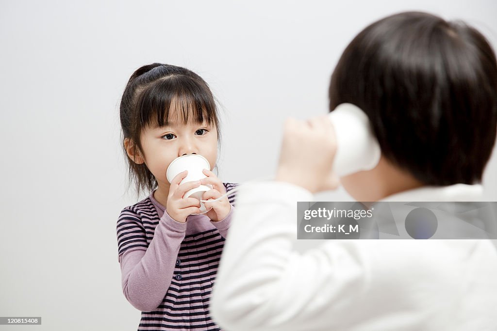The Thread Telephone High-Res Stock Photo - Getty Images