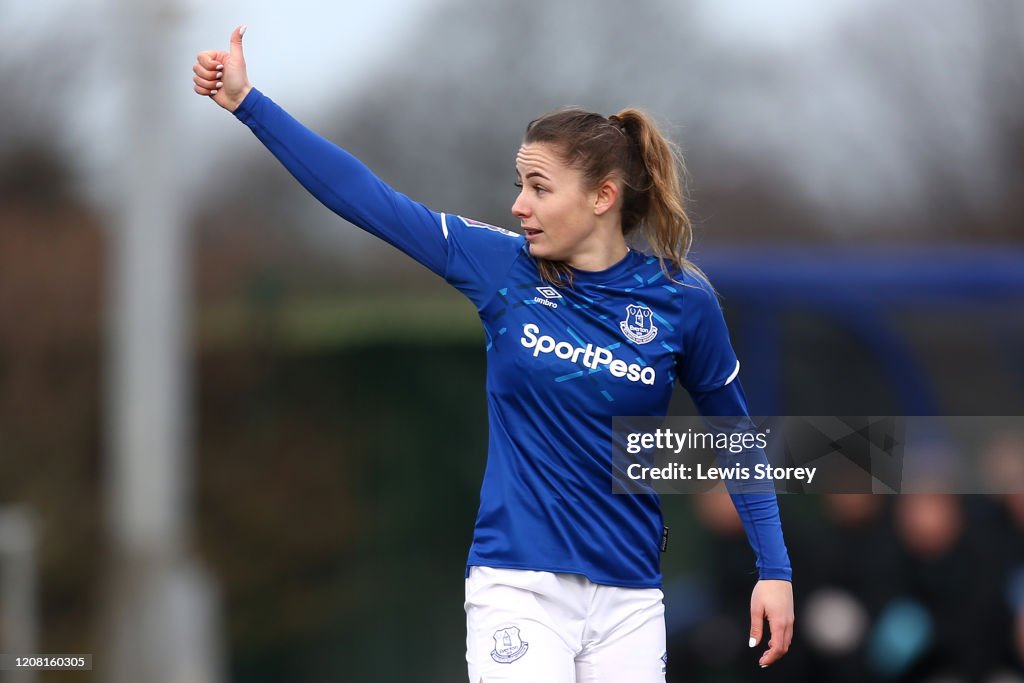Everton v Manchester United - Barclays FA Women's Super League