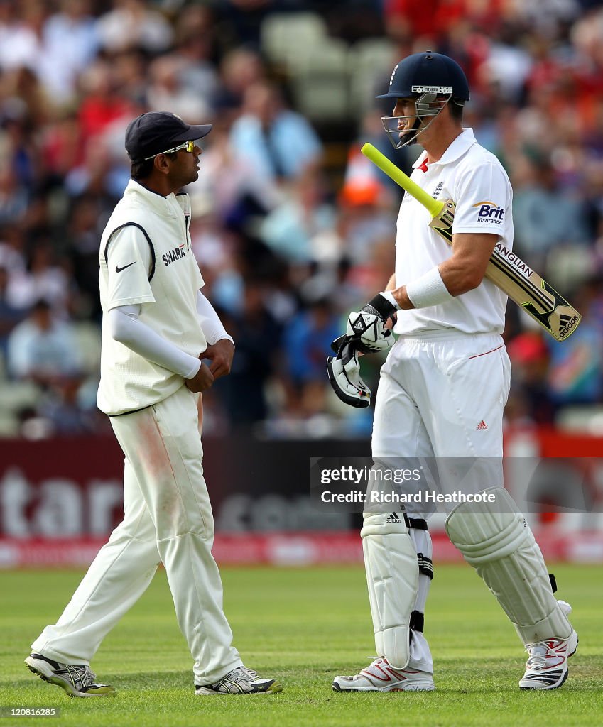 England v India: 3rd npower Test - Day Two