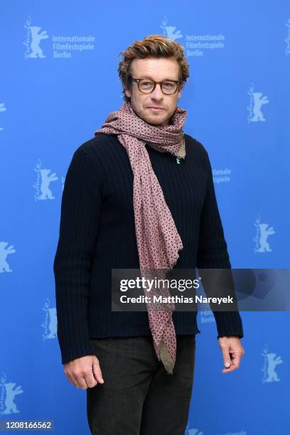 Simon Baker poses at the "High Ground" photo call during the 70th Berlinale International Film Festival Berlin at Grand Hyatt Hotel on February 23,...