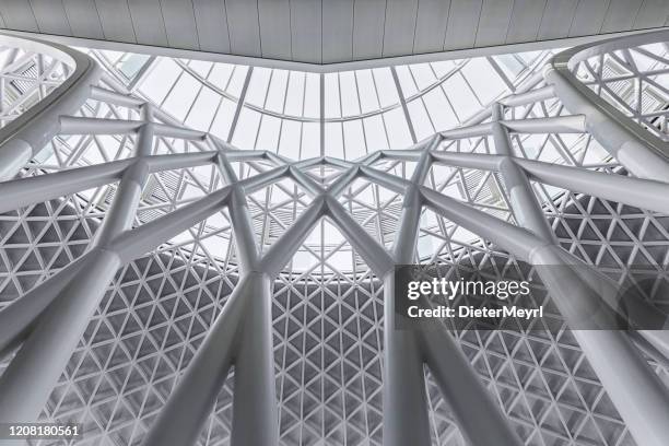 kings cross station in london - construction frame stock pictures, royalty-free photos & images