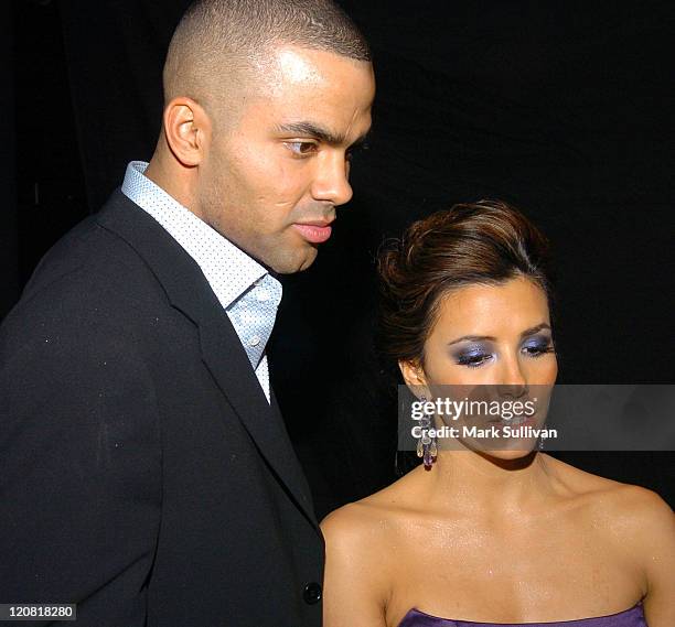 Tony Parker and Eva Longoria in Backstage Creations Talent Retreat