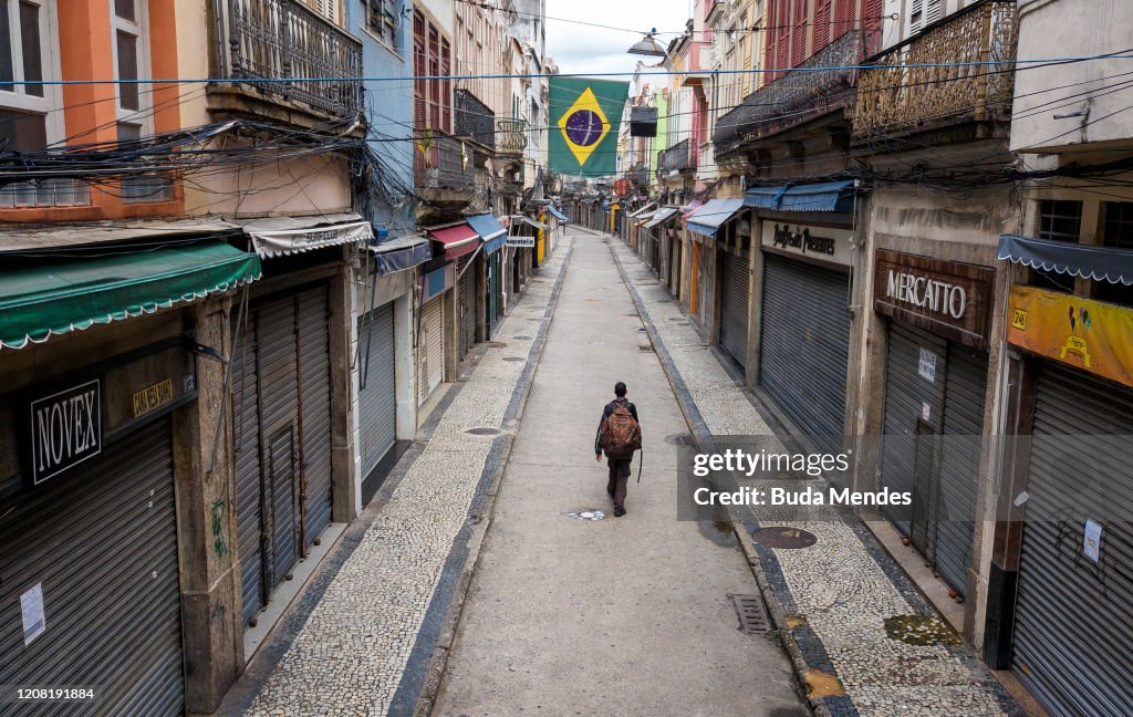 A Day in Rio de Janeiro as the City Begins to Shut Down