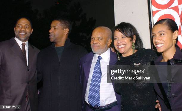 Norm Nixon, Denzel Washington, Berry Gordy, Debbie Allen and Jada Pinkett Smith