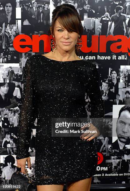 Robin Antin during "Entourage" Third Season Premiere - Arrivals at The Cinerama Dome in Hollywood, California, United States.