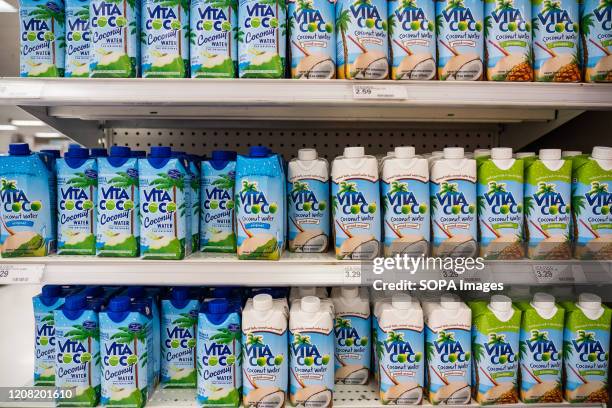 Vita Coco coconut water seen in a Target superstore.