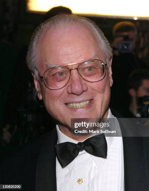 Larry Hagman during The 15th Annual Night of 100 Stars Oscar Gala - Arrivals at The Beverly Hills Hotel in Beverly Hills, California, United States.