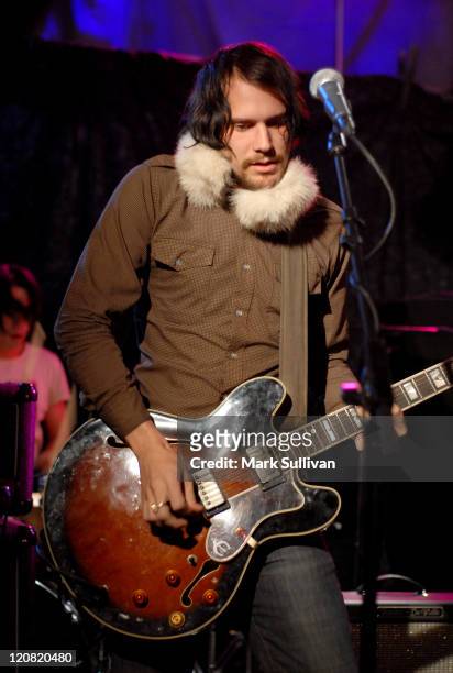 Brian Aubert of Silversun Pickups during 2007 Park City - Spinner Concert with Silversun Pickups at Moviephone House in Park City, Utah, United...