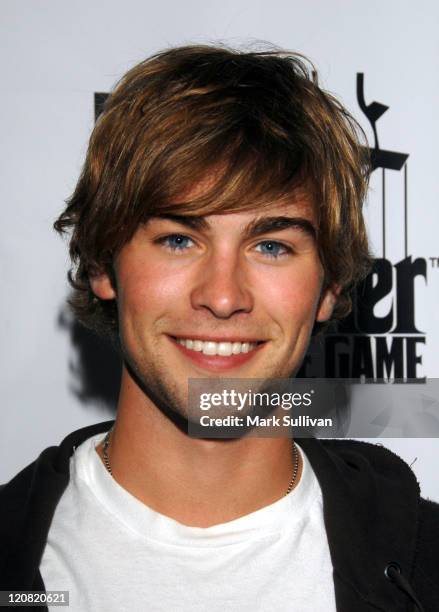 Chace Crawford during World Premiere of "The Godfather the Game" on XBOX 360 - Arrivals at Stone Rose Lounge in Los Angeles, California, United...