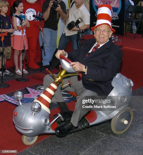 Johnny Grant at the Dr. Seuss Star on Hollywood Walk of Fame