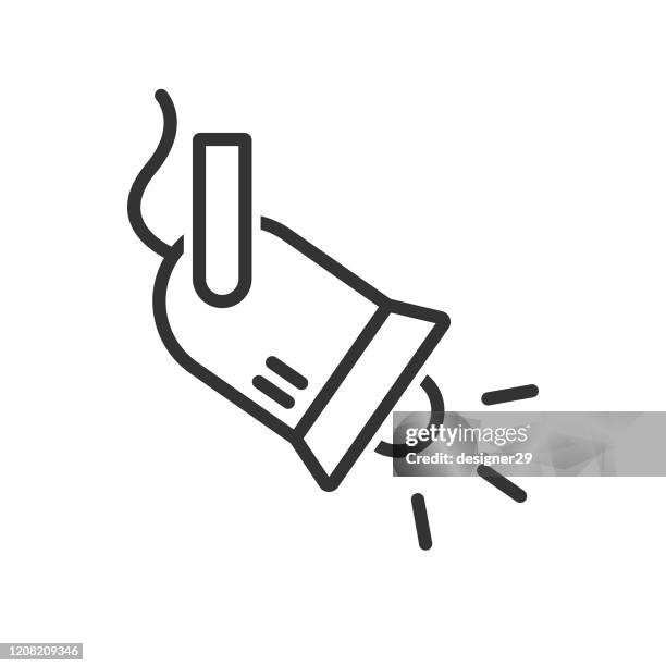 illustrazioni stock, clip art, cartoni animati e icone di tendenza di progettazione vettoriale dell'icona spotlight o del proiettore. - riflettore lenticolare