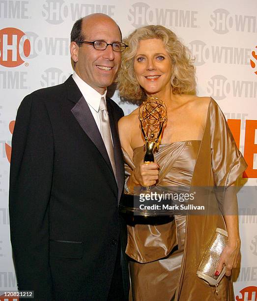Matt Blank, chairman and CEO, Showtime and Blythe Danner