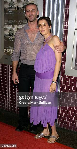 Romi Kashou and Anna Getty during "Confessions of a Burning Man" Premiere - Arrivals at Laemmle Fairfax Cinemas in Hollywood, California, United...