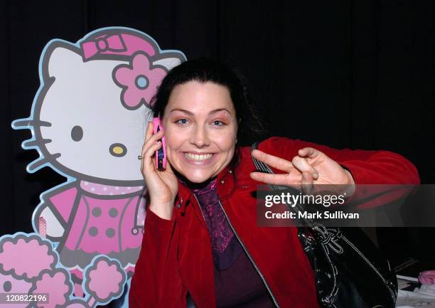 Amy Lee of Evanescence during Backstage Creations - 2004 Billboard Music Awards - The Talent Retreat - Day One at Grand Garden Arena at The MGM Grand...