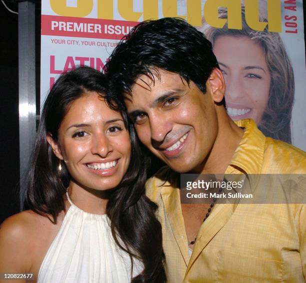 Tammy Trull and Antonio Rufino during "Tu Ciudad" Magazine Launch Party - Red Carpet and Inside at The Roosevelt Hotel in Hollywood, California,...