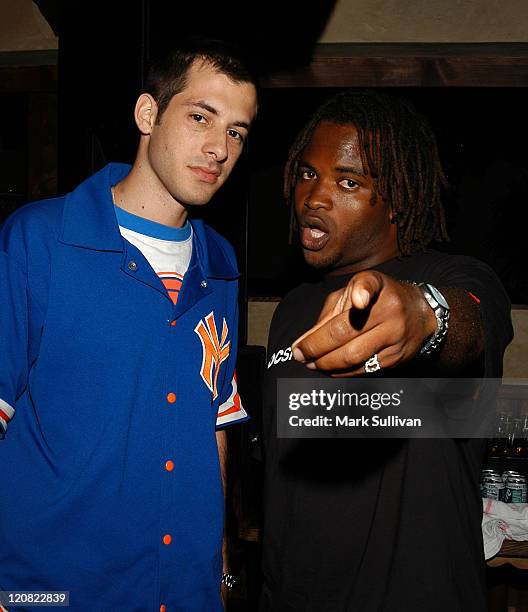 Mark Ronson and Sal Masekela during Sal Masekela's X Games Party in West Hollywood, California, United States.