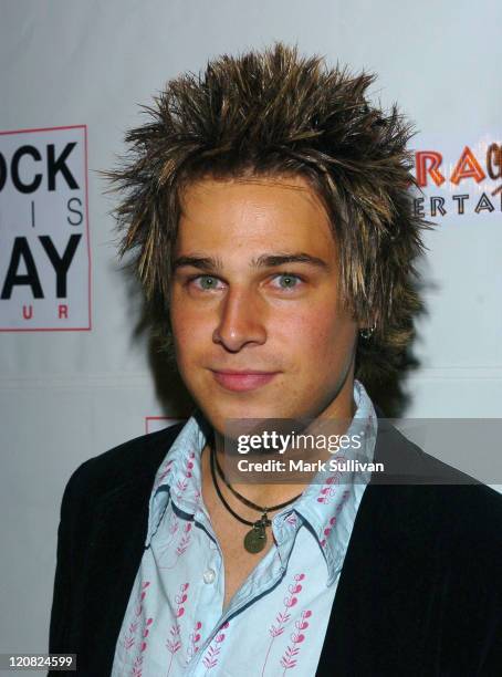 Ryan Cabrera during Rock This Way Kick Off Bash - Arrivals at Avalon in Hollywood, California, United States.