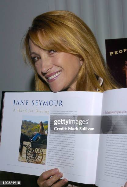 Jane Seymour during Los Angeles Book Launch of "People We Know, Horses They Love" at Hotel Casa Del Mar in Santa Monica, California, United States.