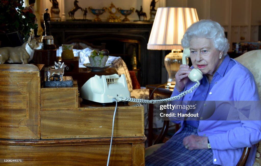 Boris Johnson Conducts Weekly Audience With Queen By Phone