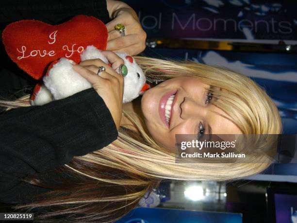 Kimberly Caldwell during Kimberly Caldwell Launches "American Idol" Fragrance at JC Penney in Downey, California, United States.