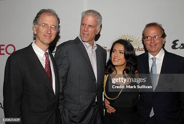 Andy Sharpless, Ted Danson, Salma Hayek and Stephen Jacoby