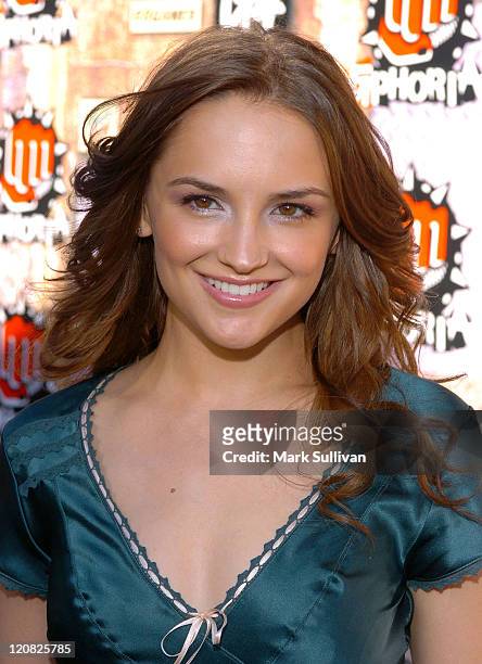 Rachael Leigh Cook during 2005 G-Phoria Videogame Awards - Arrivals at Los Angeles Center Studios in Los Angeles, California, United States.