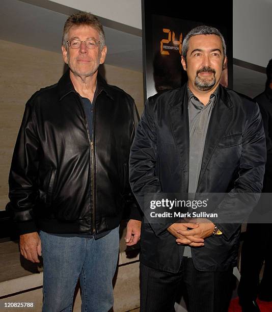 Producer Michael Klick and executive producer/diretor Jon Cassar attend "24: Redemption - Captured In Africa" at The Paley Center for Media on...