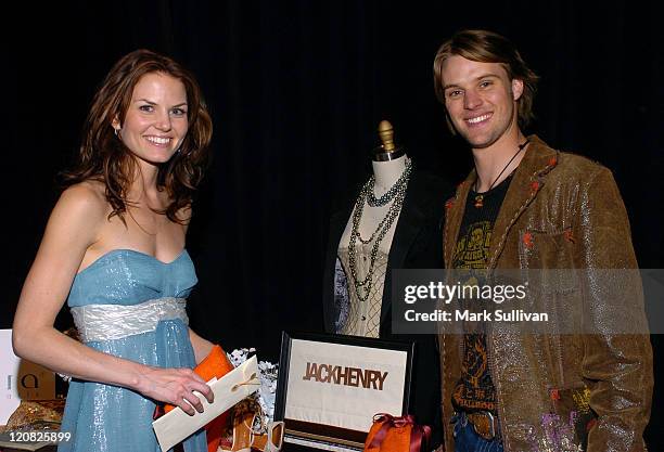 Jennifer Morrison and Jesse Spencer, presenters during The Flavia Fusion Retreat by Backstage Creations at the 2005 Billboard Music Awards - Day 2 at...