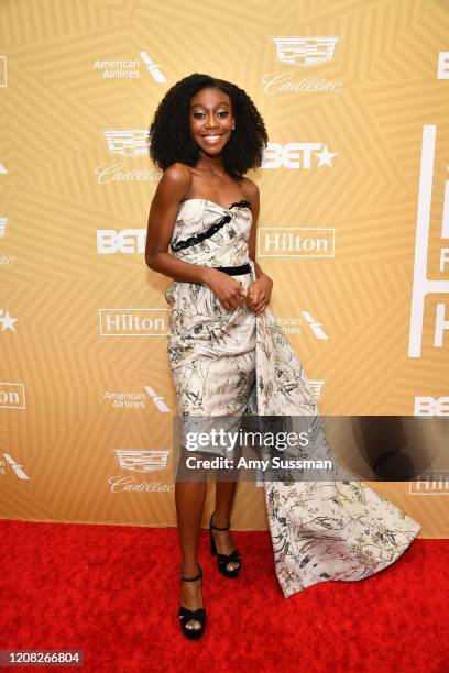 Shahadi Wright Joseph attends the American Black Film Festival Honors Awards Ceremony at The Beverly Hilton Hotel on February 23, 2020 in Beverly...