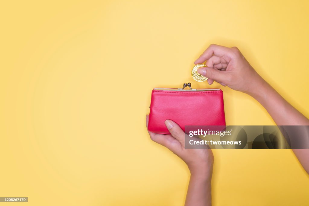 Personal financial planning concept still life.