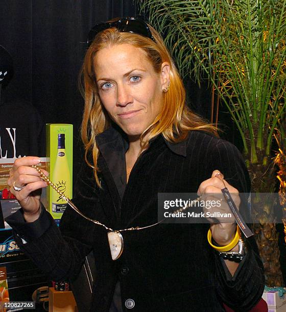 Sheryl Crow during Backstage Creations - 2004 Billboard Music Awards - The Talent Retreat - Day Two at Grand Garden Arena at The MGM Grand Hotel in...