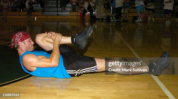 Kyle Lowder during 14th Annual "Days of Our Lives" Celebrity Basketball Tournament Benefiting Pasadena Ronald McDonald House at Blair High School in...