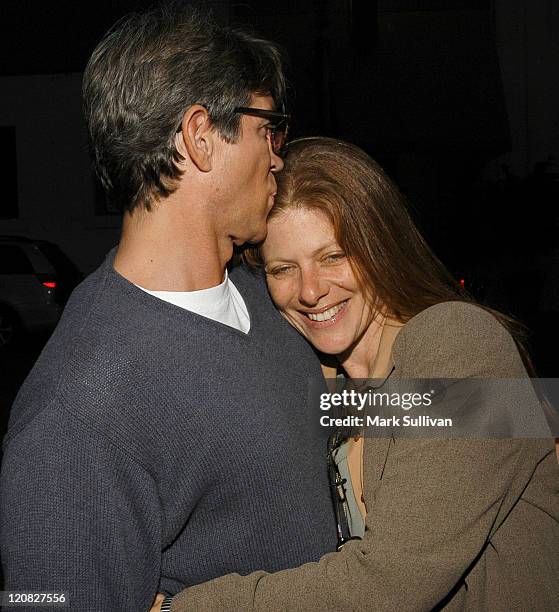 Eric Roberts and wife Eliza Roberts during Premiere of "Gretchen Brettschnieder Skirts Thirty" for the Make-A-Wish Foundation at The Ivar in...