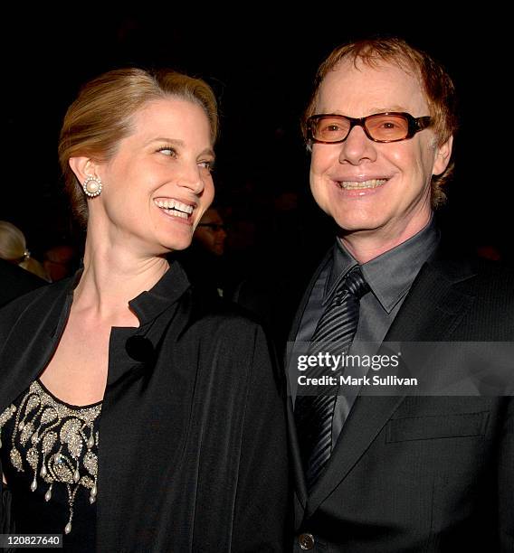 Bridget Fonda and Danny Elfman during 18th Annual International Palm Springs Film Festival Gala Awards Presentation - Arrivals at Palm Springs...