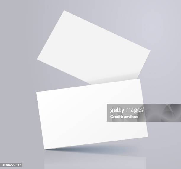 business cards model - business card template stock illustrations