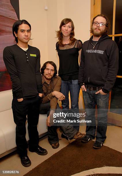 Christopher Guanlgo, Brian Aubert, Nikki Monninger and Joe Lester of Silversun Pickups