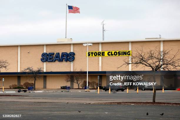Sears store that is going out of business in Livonia, Michigan on March 26, 2020.