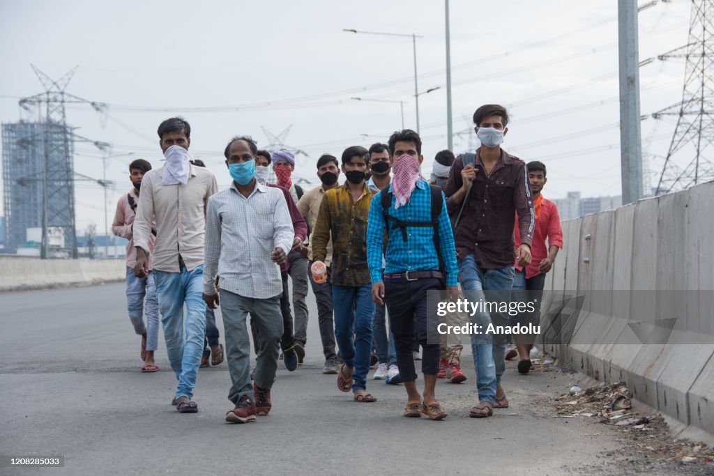 India's migrant labour stranded in Delhi