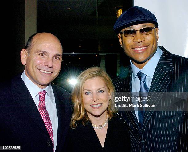 Bruce Newberg, Dawn Ostroff and LL Cool J during A Place Called Home "Gala For The Children" - Arrivals at The Beverly Hilton Hotel in Beverly Hills,...