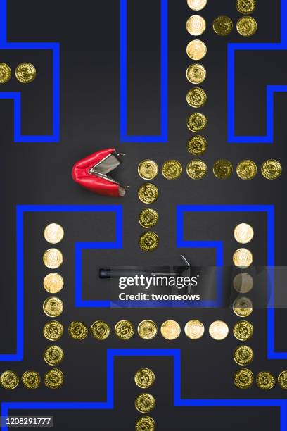 wealth concept image. - handbag icon stock pictures, royalty-free photos & images