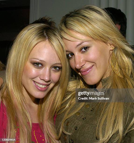 Hilary Duff and Haylie Duff during Los Angeles Book Launch of "People We Know, Horses They Love" at Hotel Casa Del Mar in Santa Monica, California,...