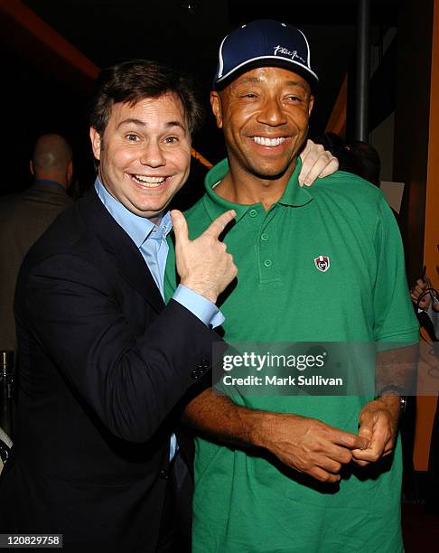 Jason Binn and Russell Simmons during Los Angeles Confidential Magazine Celebrates the World Premiere of Comedy Central's "Kid Notorious" at Mann...